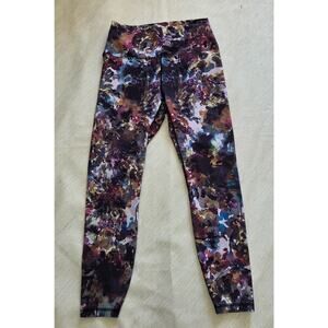 RBX Athletic colorful active above ankle length leggings Woman's Size Medium